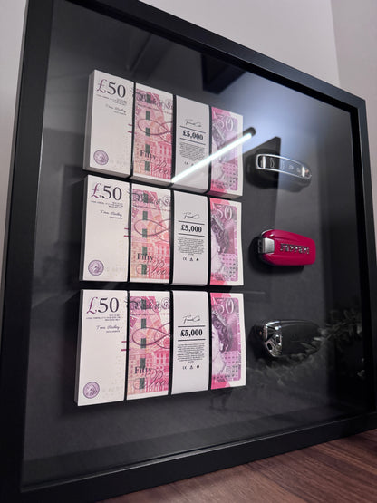 The Wealth Display – GBP & Supercar Keys