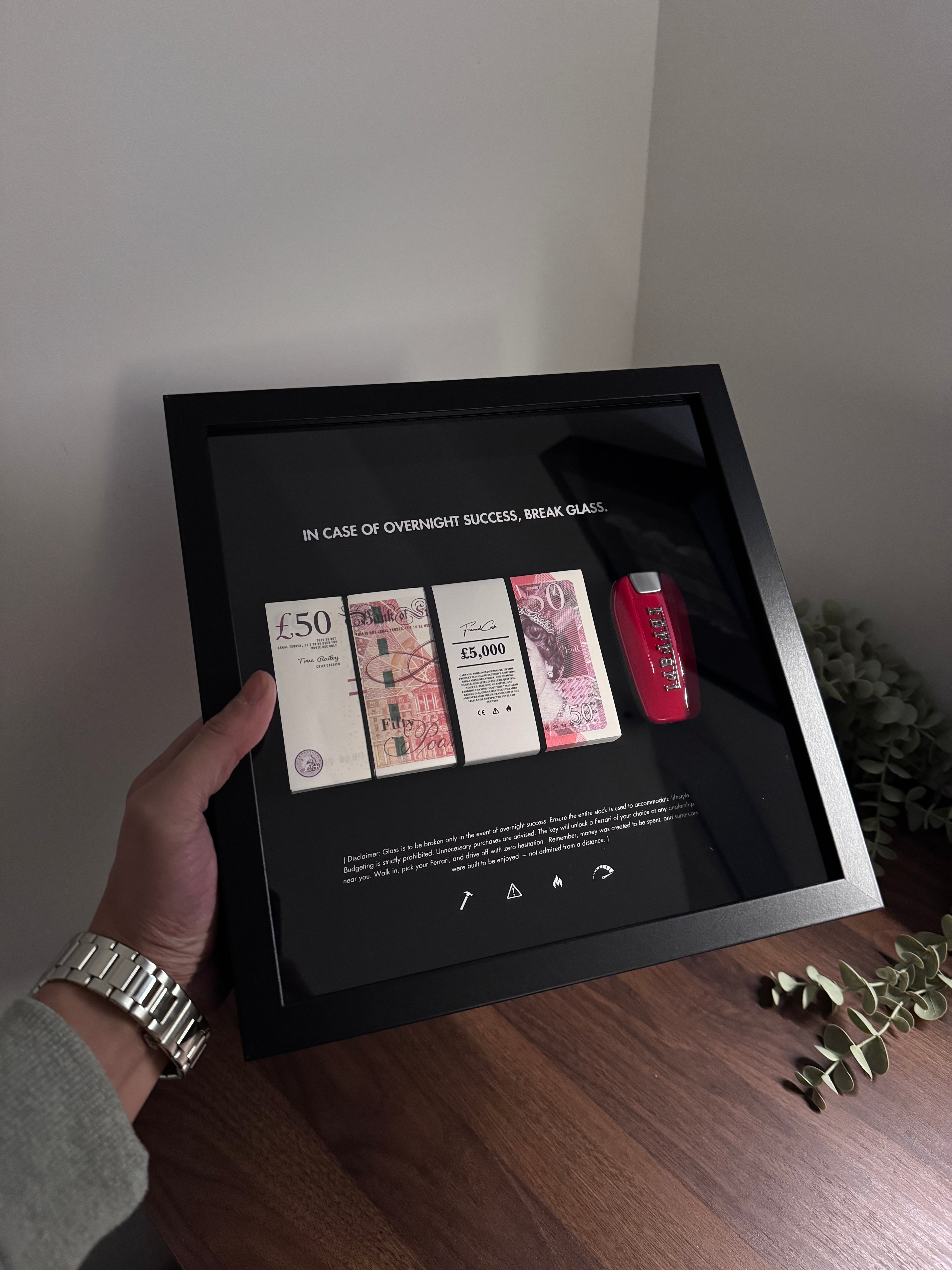 In Case Of Overnight Success Frame - GBP & Ferrari Edition