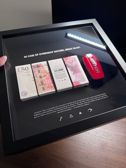 In Case Of Overnight Success Frame - GBP & Ferrari Edition