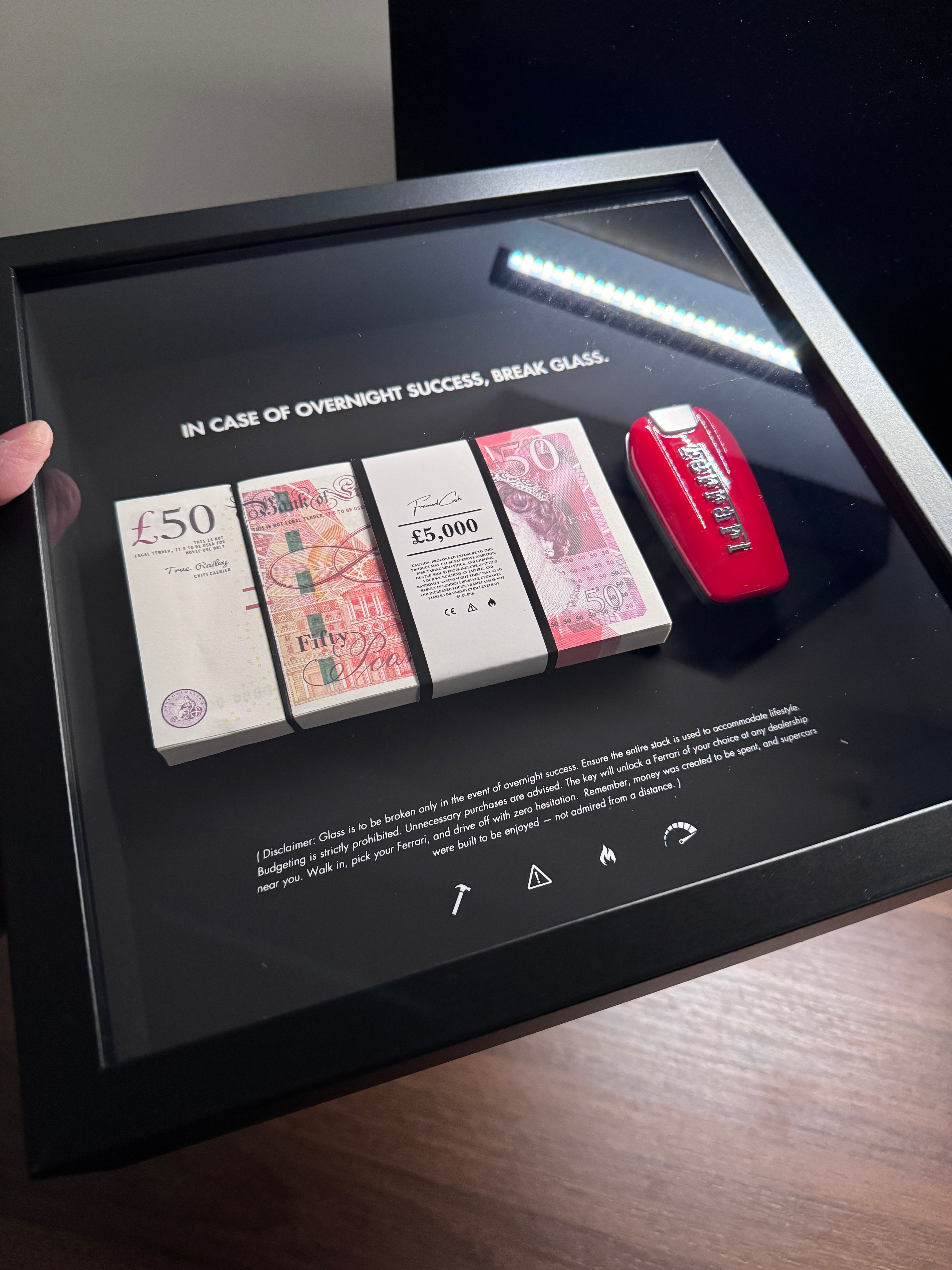 In Case Of Overnight Success Frame - GBP & Ferrari Edition