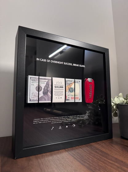 In Case Of Overnight Success Frame - USD & Ferrari Edition