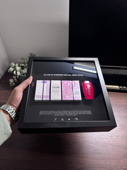 In Case Of Overnight Success Frame - Euro & Ferrari Edition