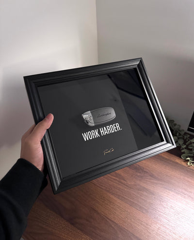 Lamborghini Key Framed – WORK HARDER