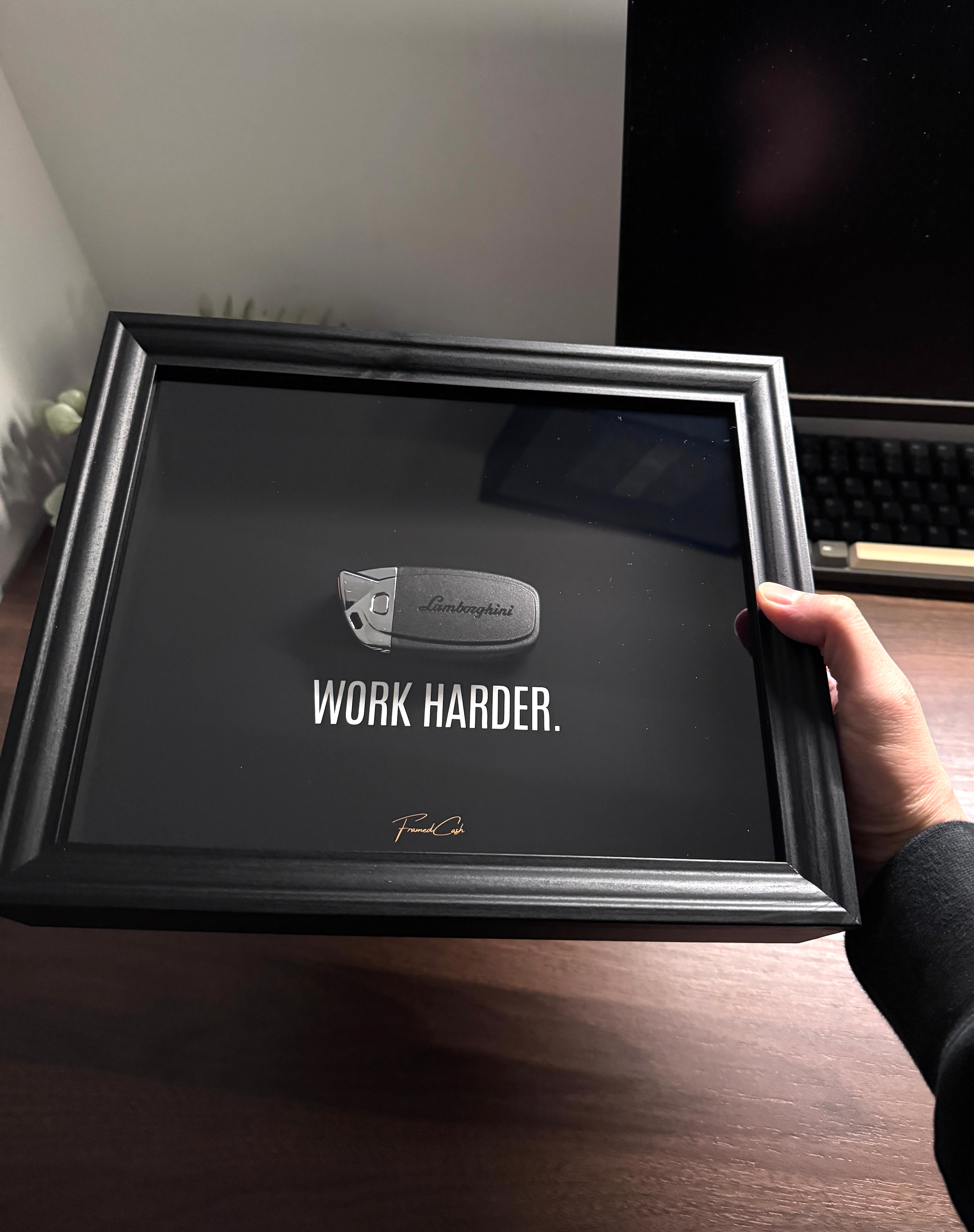 Lamborghini Key Framed – WORK HARDER