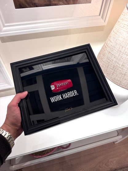 Ferrari Key Framed – WORK HARDER