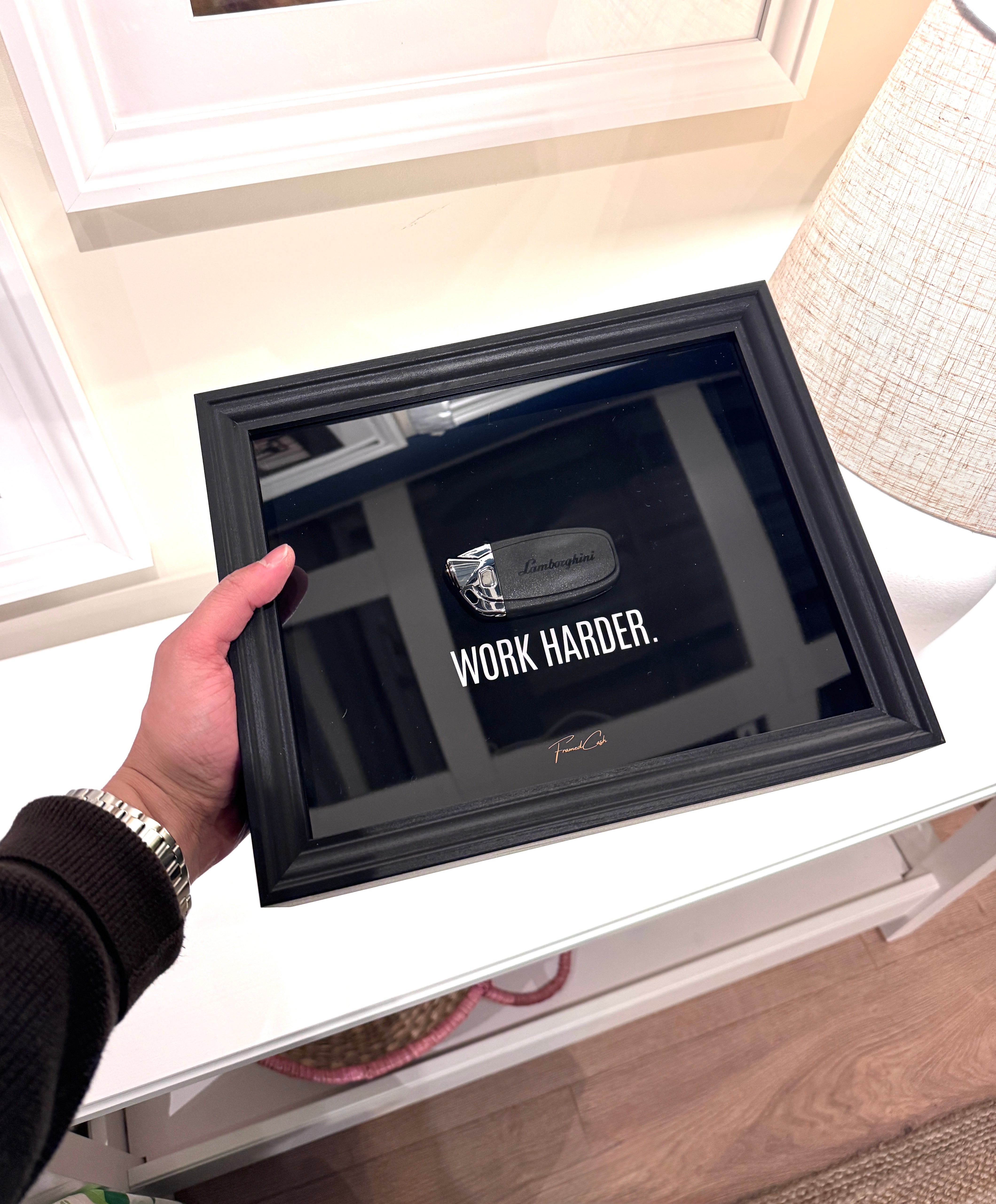Lamborghini Key Framed – WORK HARDER