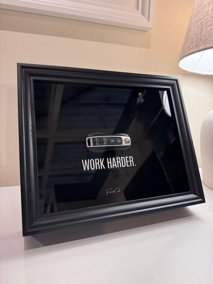 Porsche Key Framed – WORK HARDER