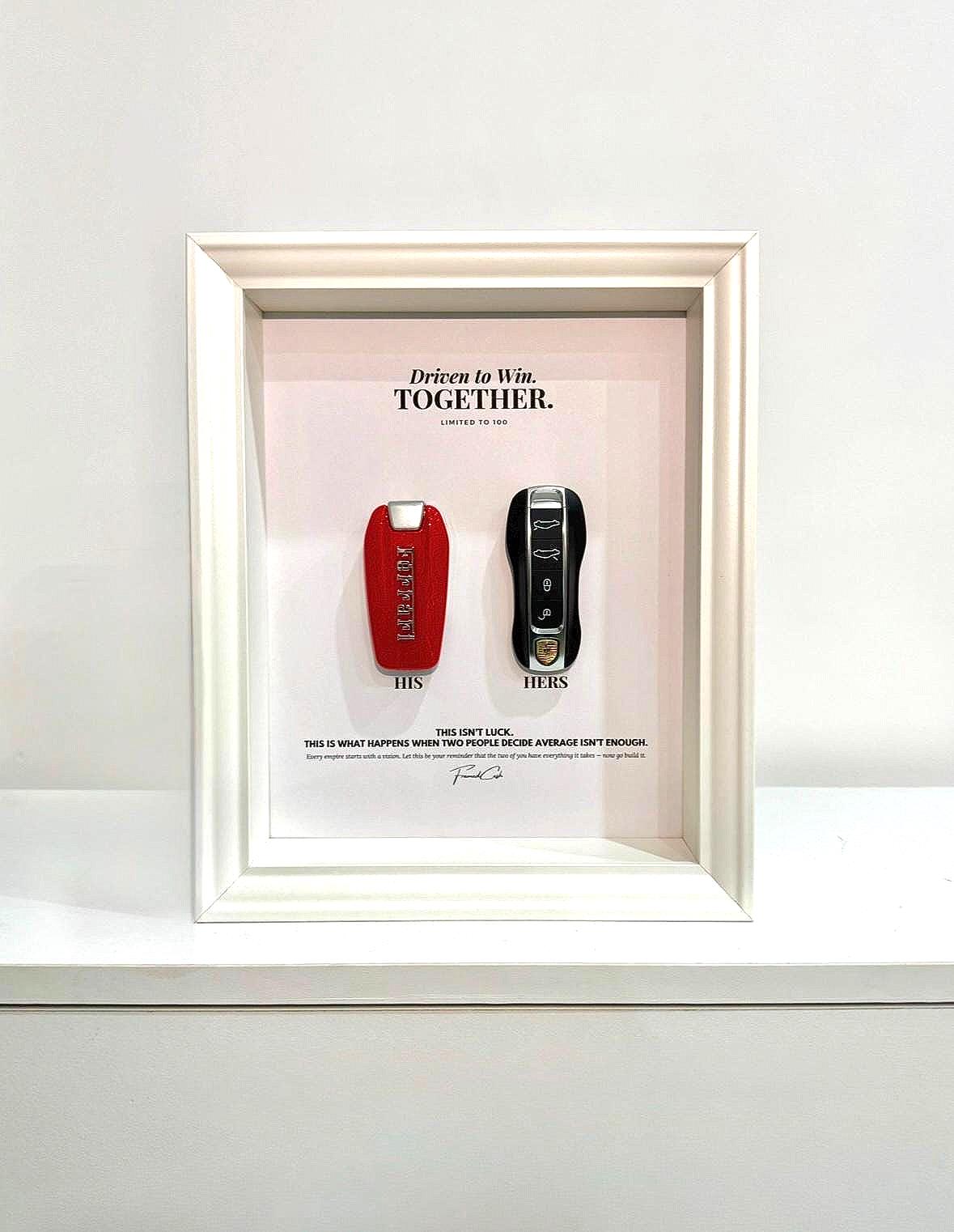 His & Hers - Luxury Keys Frame Decór