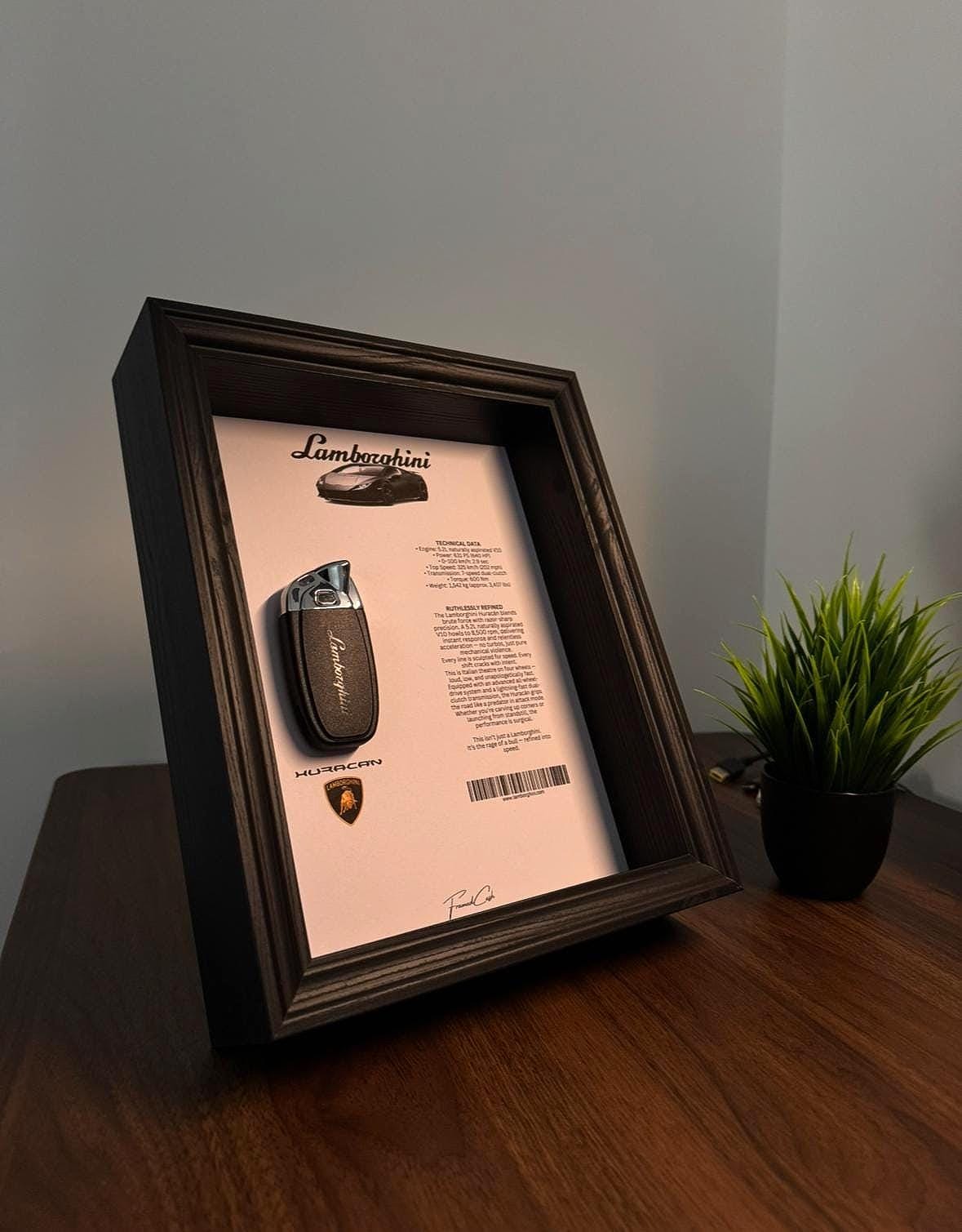 Lamborghini Huracán Key & Spec Sheet Frame