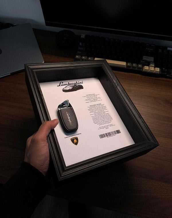 Lamborghini Huracán Key Frame By FramedCash | Collector’s Edition | 25x20cm