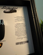 Lamborghini Huracán Key & Spec Sheet Frame