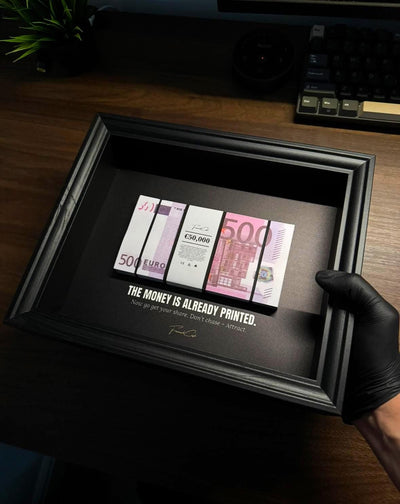 The Money Is Already Printed Frame - EURO Edition