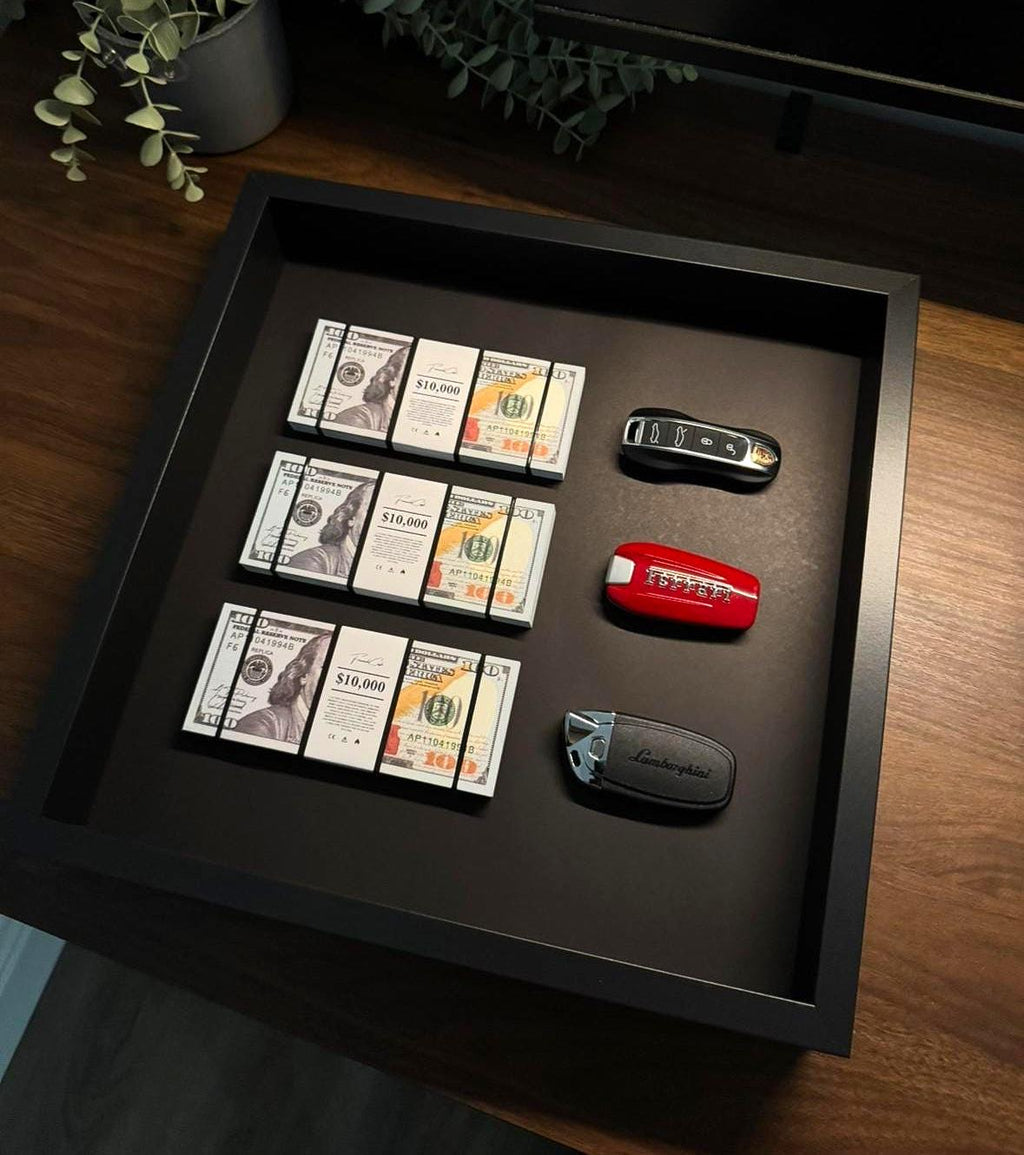 The Wealth Display – USD & Supercar Keys