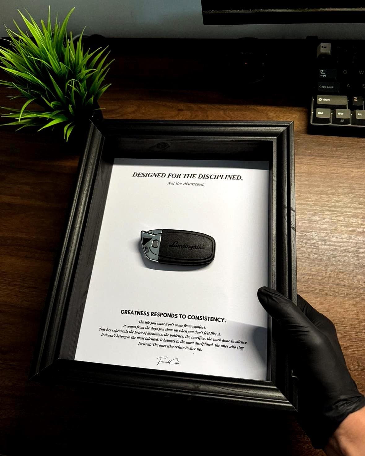 Designed for the Disciplined | Motivational Lamborghini Key Frame