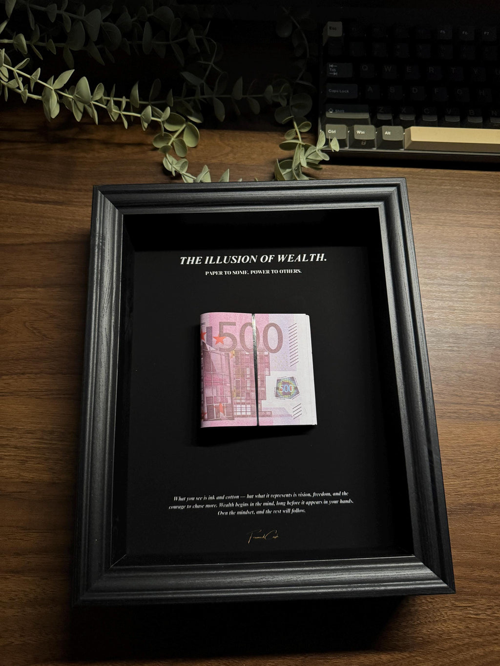 The Illusion of Wealth- EURO Stack Frame