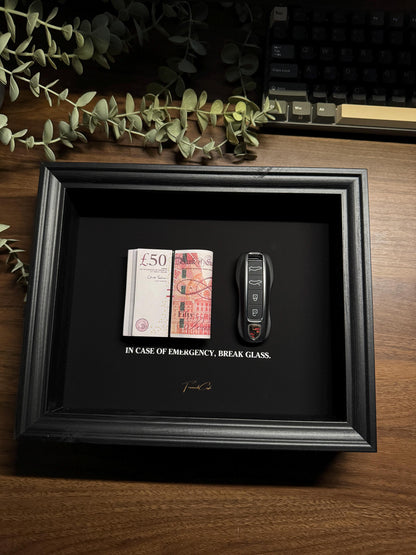 In Case of Emergency Frame -  Porsche & GBP Edition
