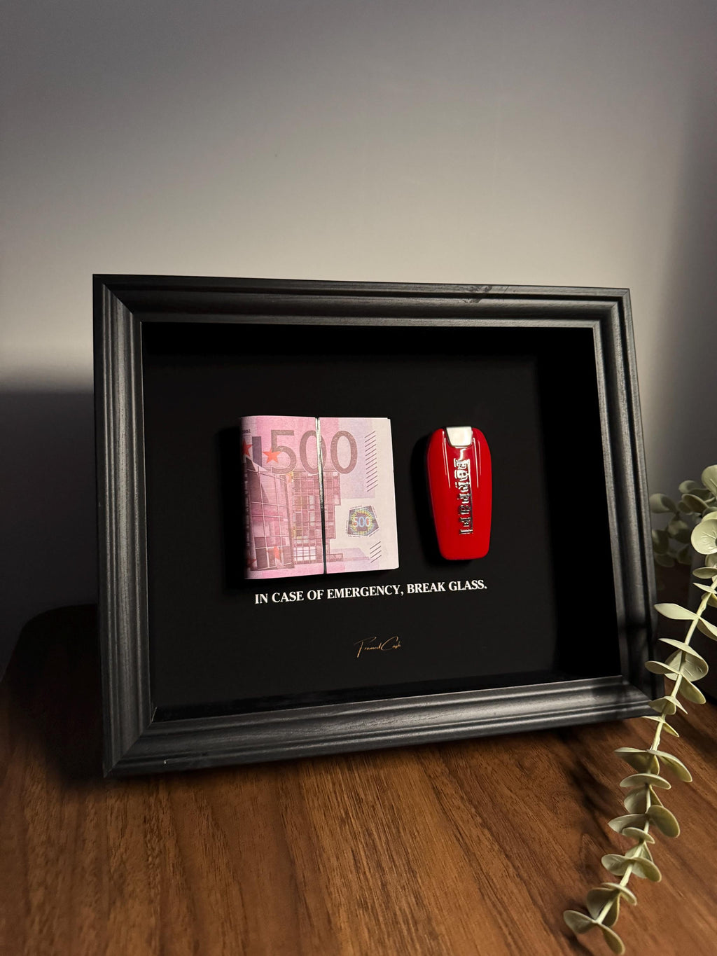 In Case of Emergency Frame - Ferrari & Euro Edition