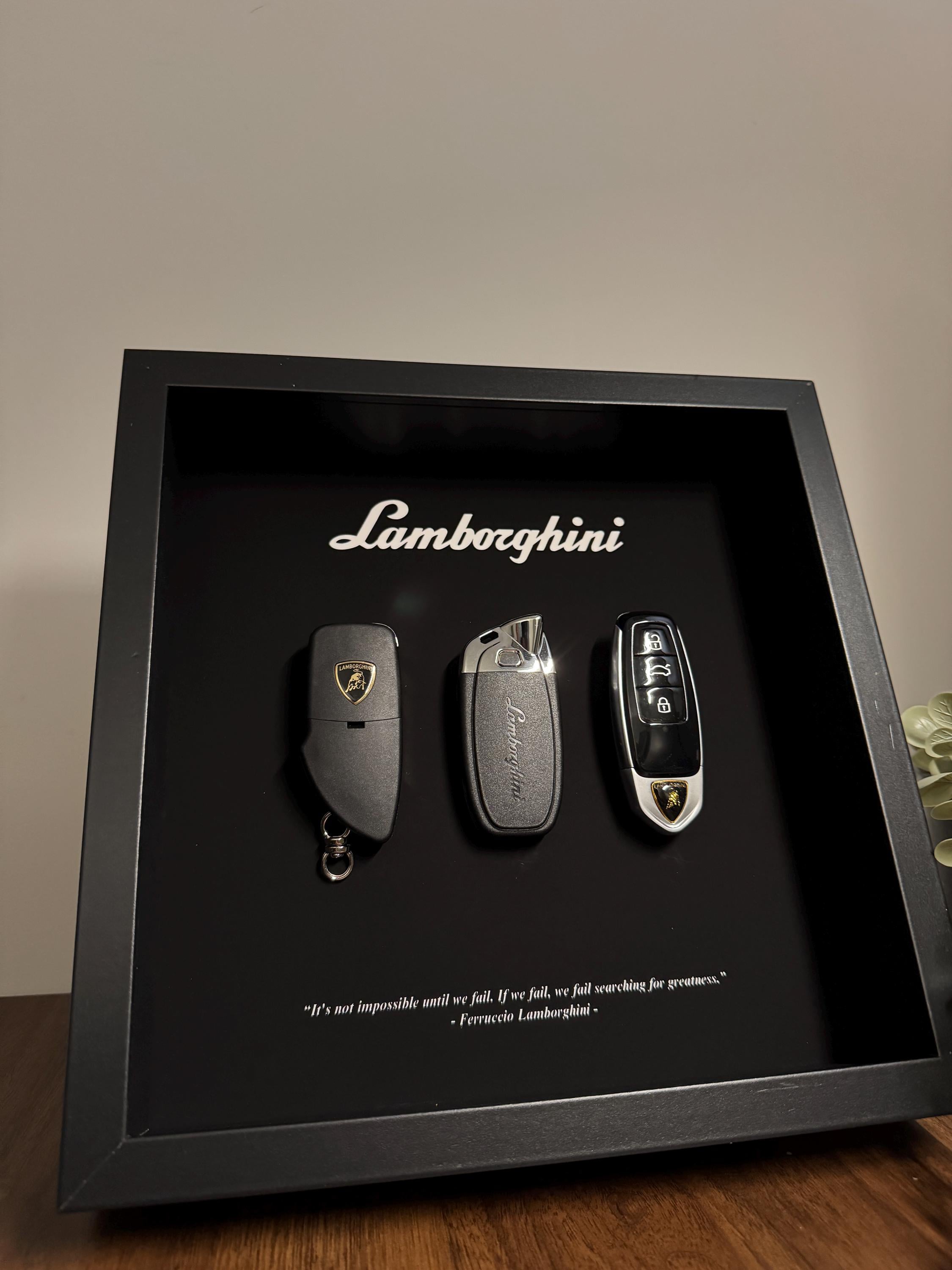 Lamborghini Keys Frame | Limited Edition