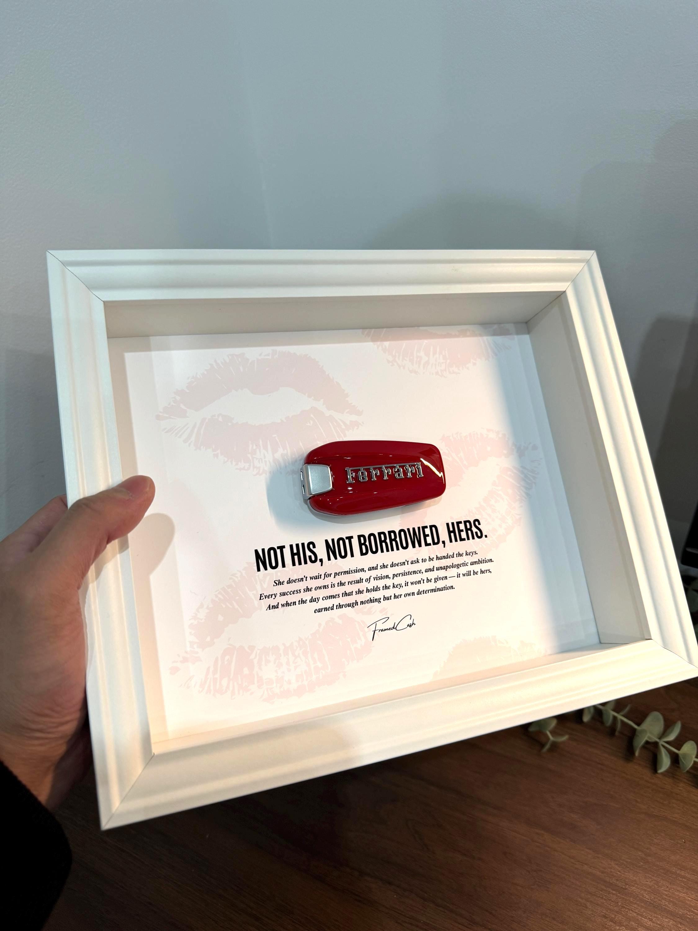 Not His, Not Borrowed, Hers - Ferrari Key Frame for her
