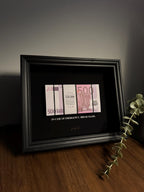 In Case of Emergency Frame -  EURO Edition | Luxury Money Wall Art
