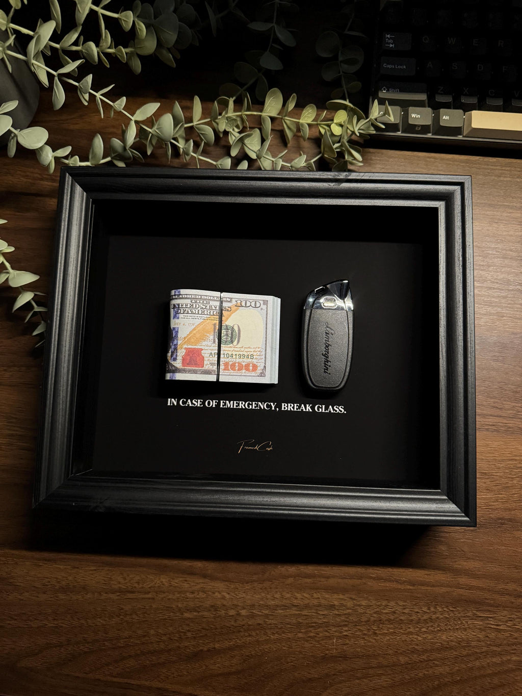 In Case of Emergency Frame - Lamborghini & USD Edition