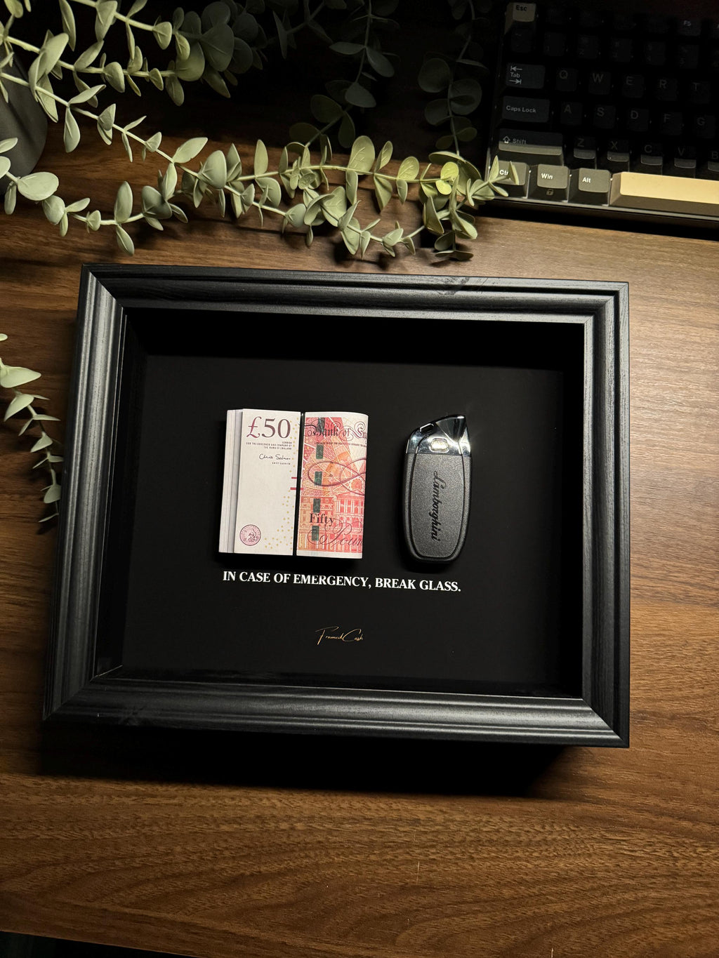 In Case of Emergency Frame - Lamborghini & GBP Edition