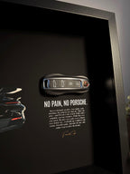 No Pain, No Porsche - Luxury Porsche Key Frame