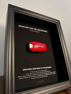 Designed for the Disciplined - Motivational Ferrari Key Frame (Black Edition)