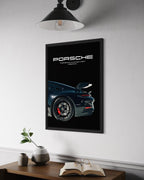 Porsche Poster Frame – Automotive Wall Art (A3)