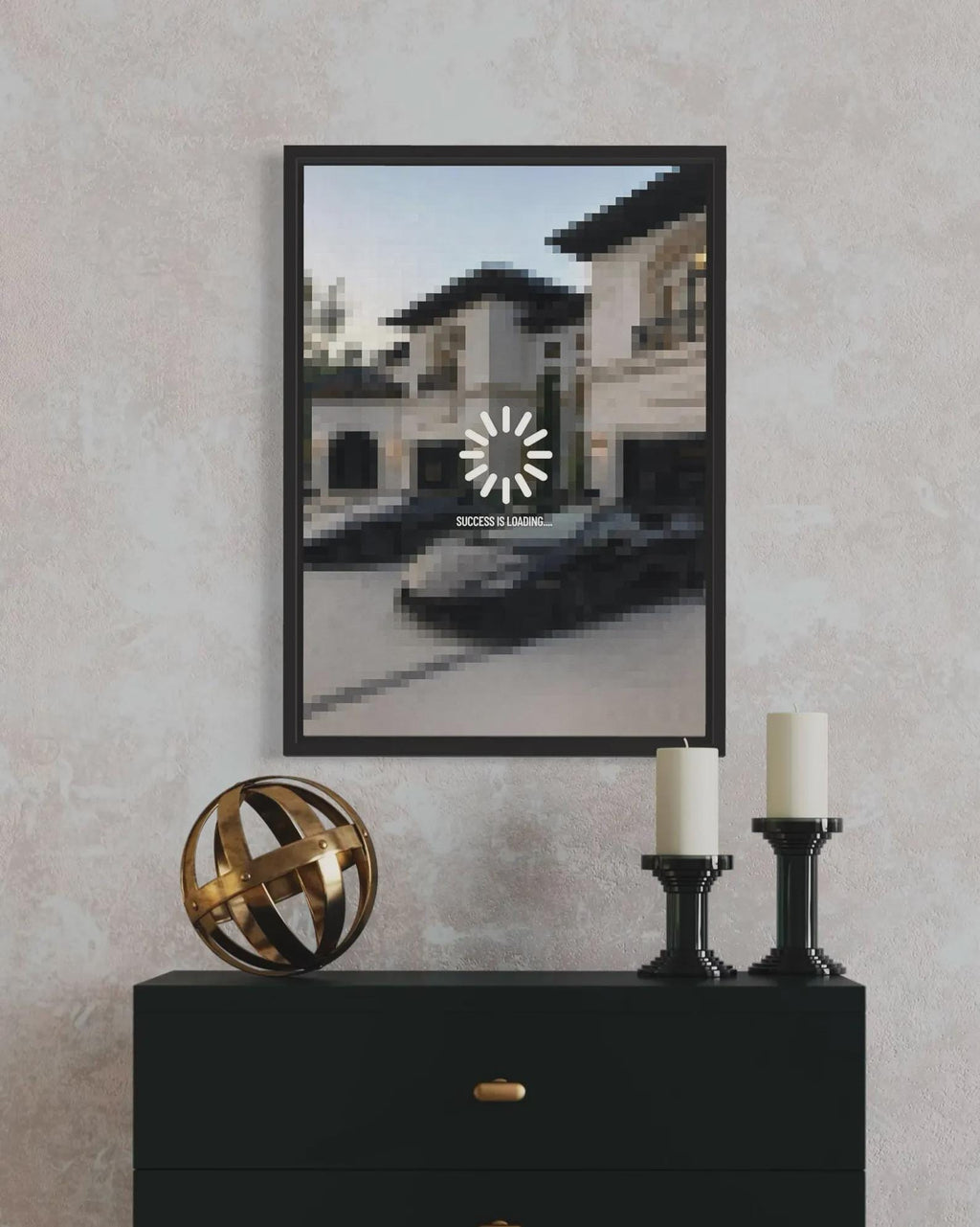 Success is Loading... - Motivational Poster Frame (A3)