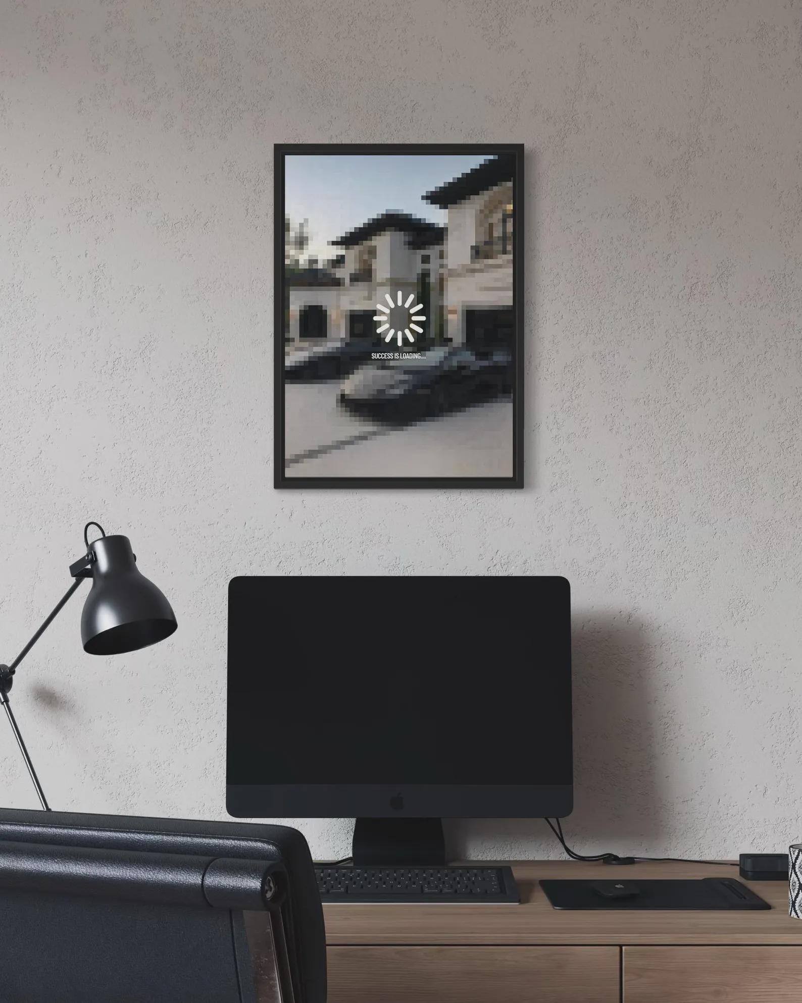 Success is Loading... Poster Framed (A3 Size)