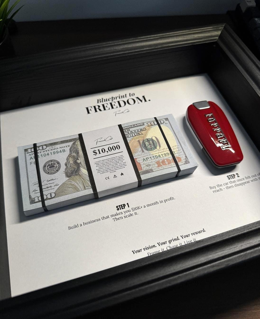 Blueprint to Freedom - Ferrari Key & USD Edition