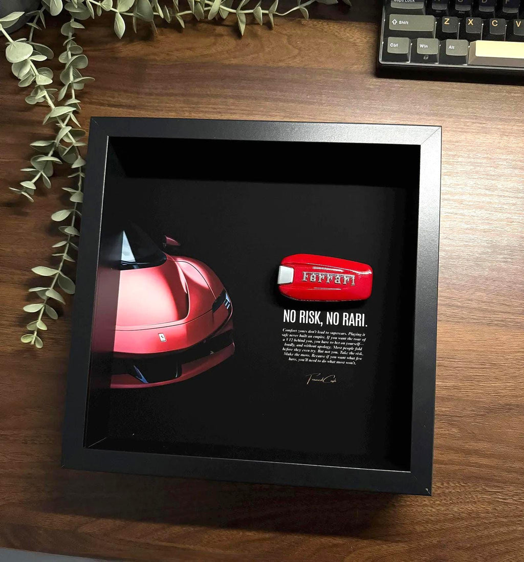 No Risk No Rari | Luxury Ferrari Key Frame