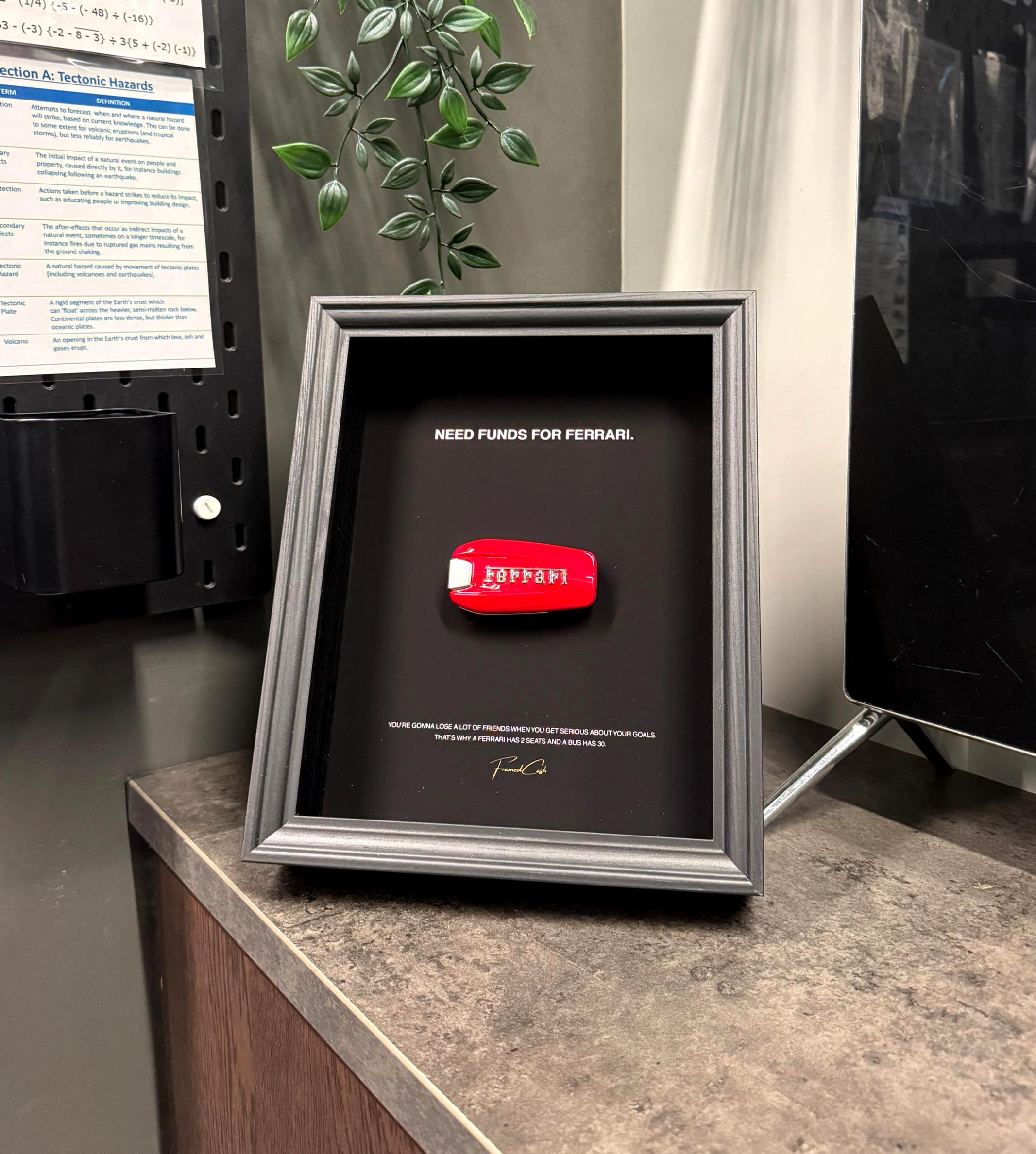 Need Funds for Ferrari