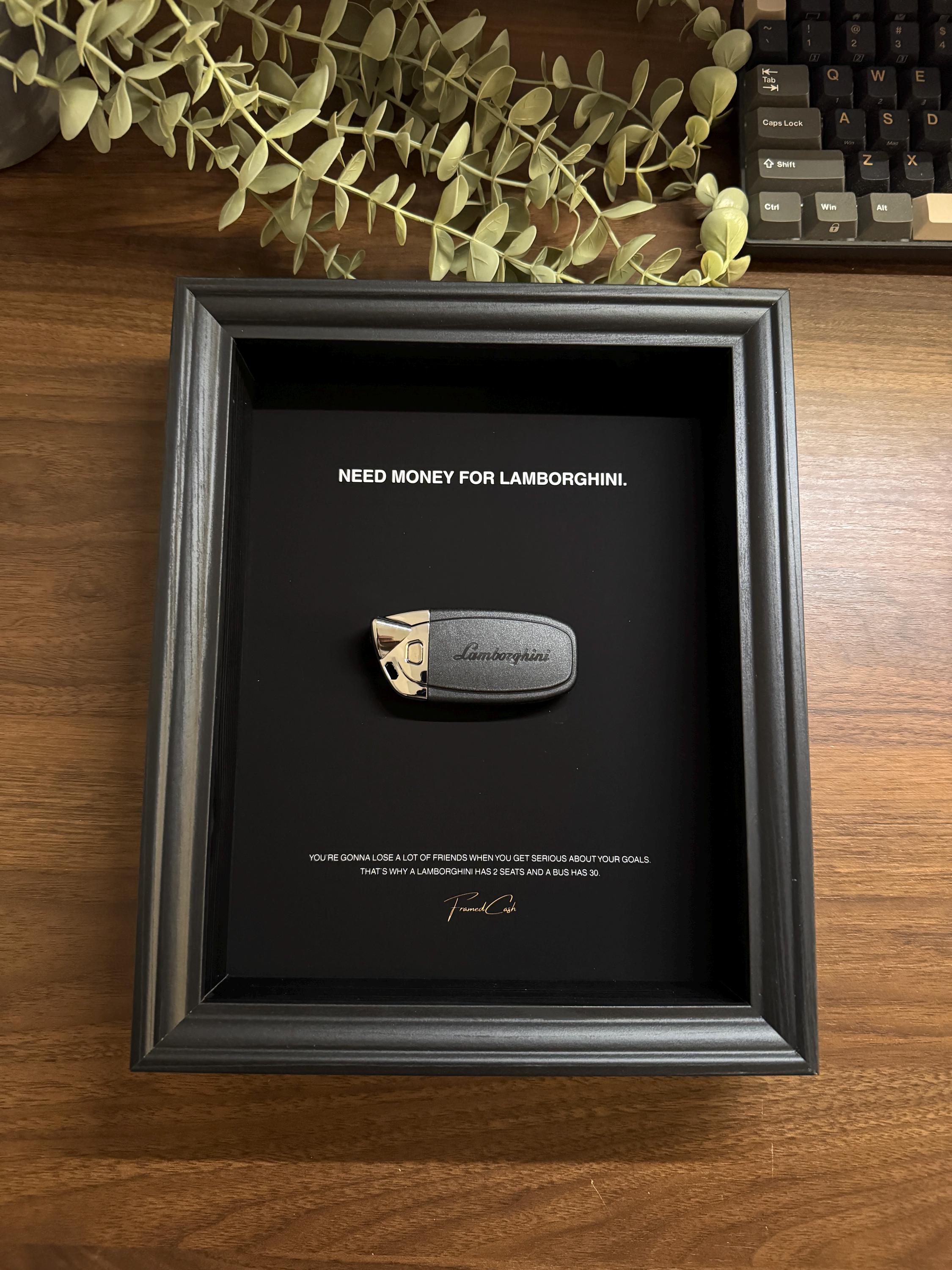 Need Money for Lamborghini | Motivational Lamborghini Key Frame