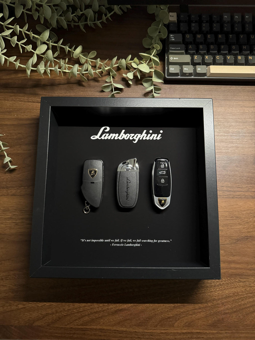 Lamborghini Keys Frame | Limited Edition