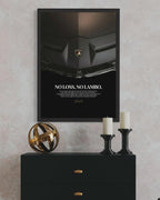 No Loss, No Lambo. - Motivational Poster Frame (A3)
