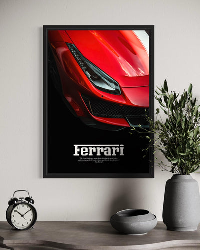 Ferrari Poster Frame Poster Framed (A3 Size)