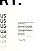 Just Fu*king Try. Focus. - Motivational Poster Frame (A3)