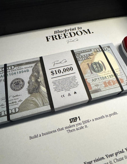 Blueprint to Freedom - Ferrari Key & USD Edition