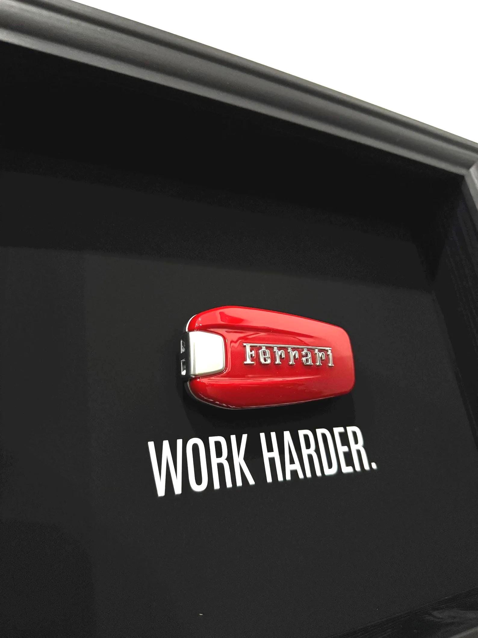 Ferrari Key Framed – WORK HARDER
