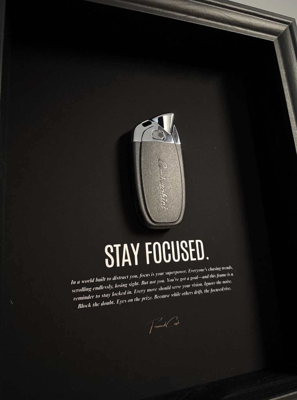 Stay Focused Lamborghini Key Frame