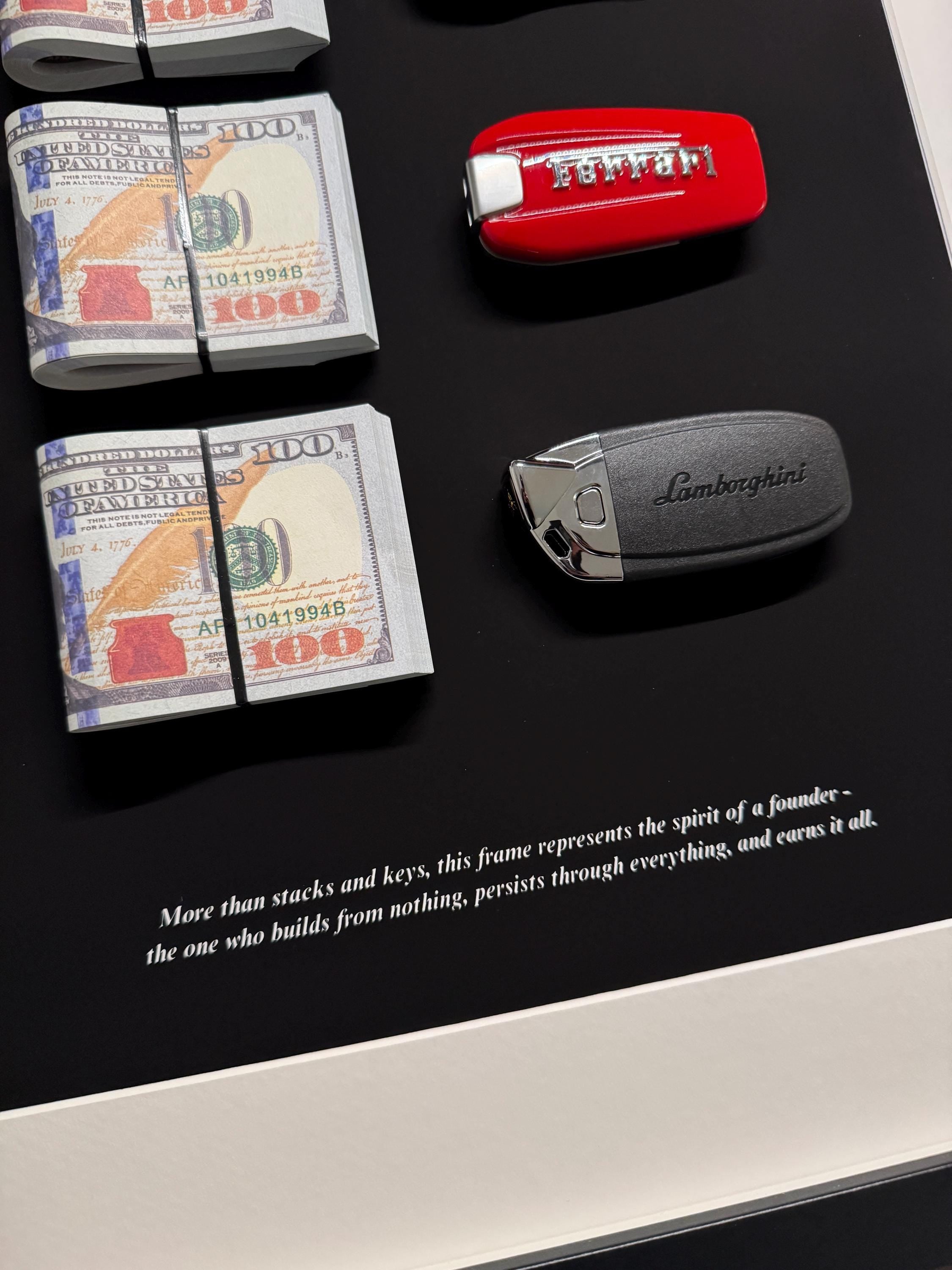 The Founder’s Frame - USDStacks & Supercar Keys