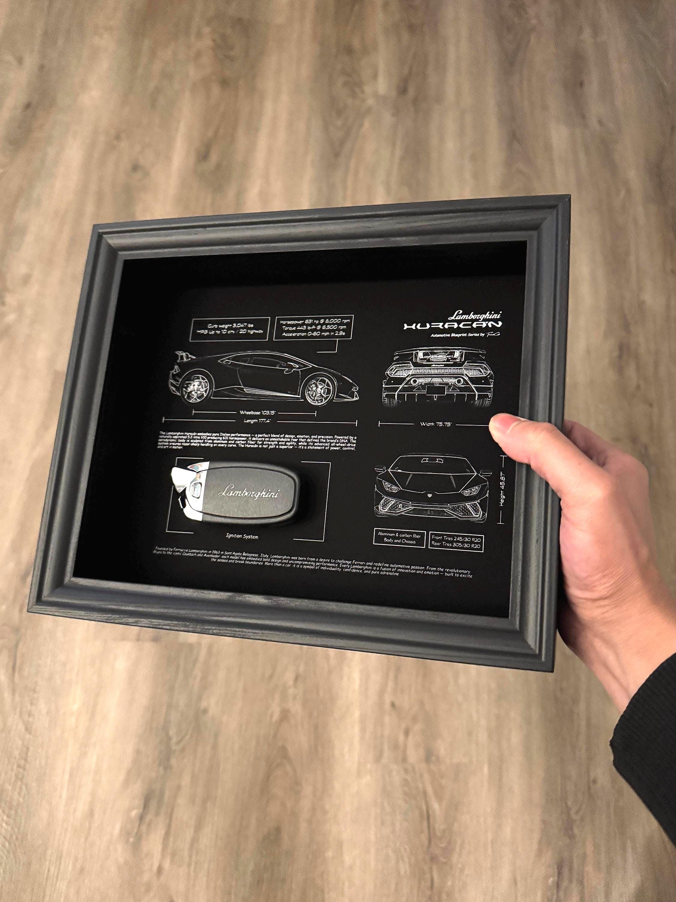 Lamborghini Huracán Blueprint & Key Frame