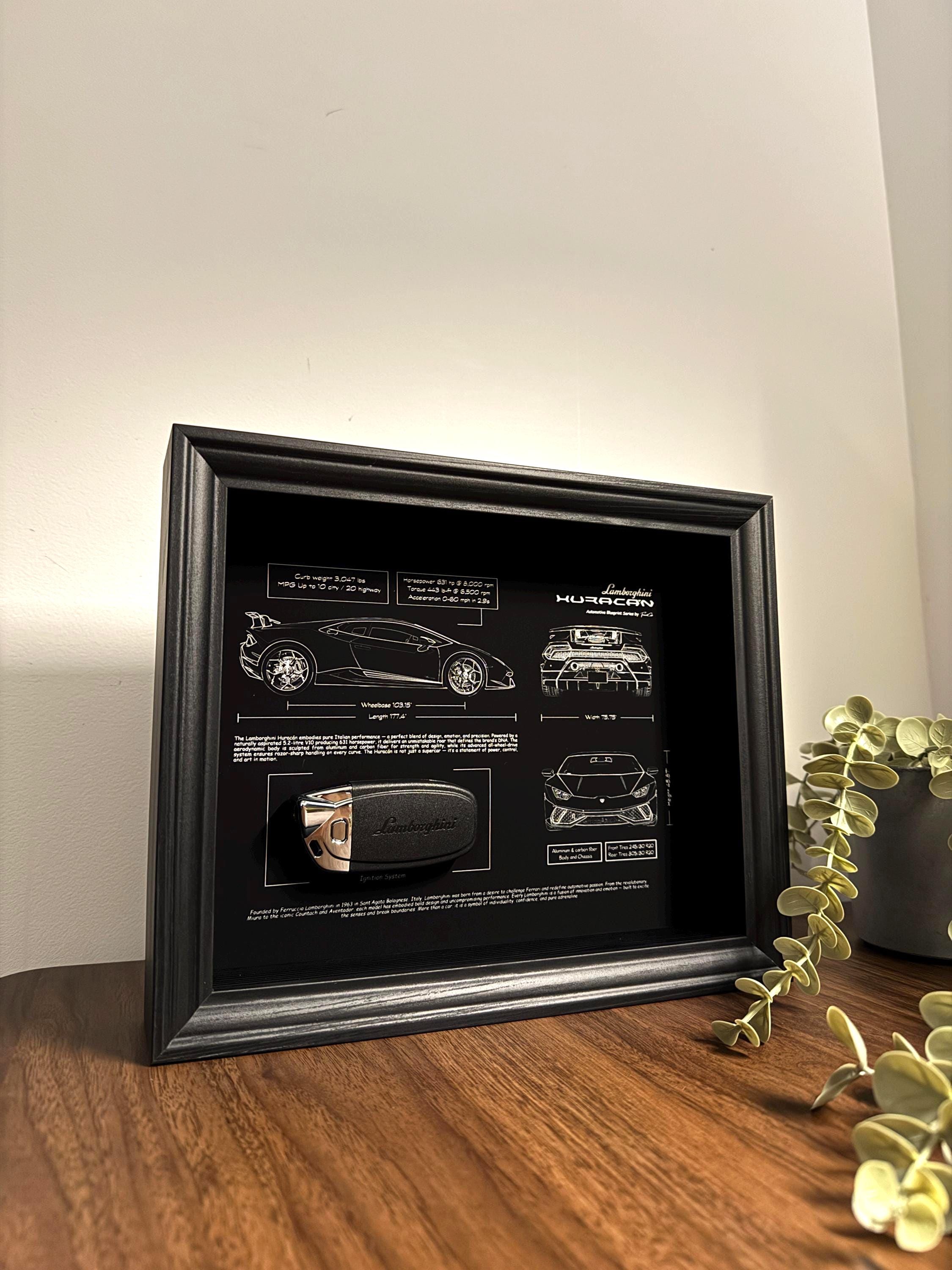 Lamborghini Huracán Blueprint & Key Frame