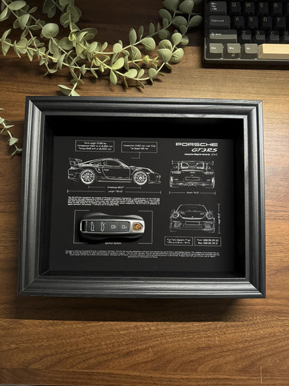 Porsche 911 GT3 RS Blueprint & Key Frame
