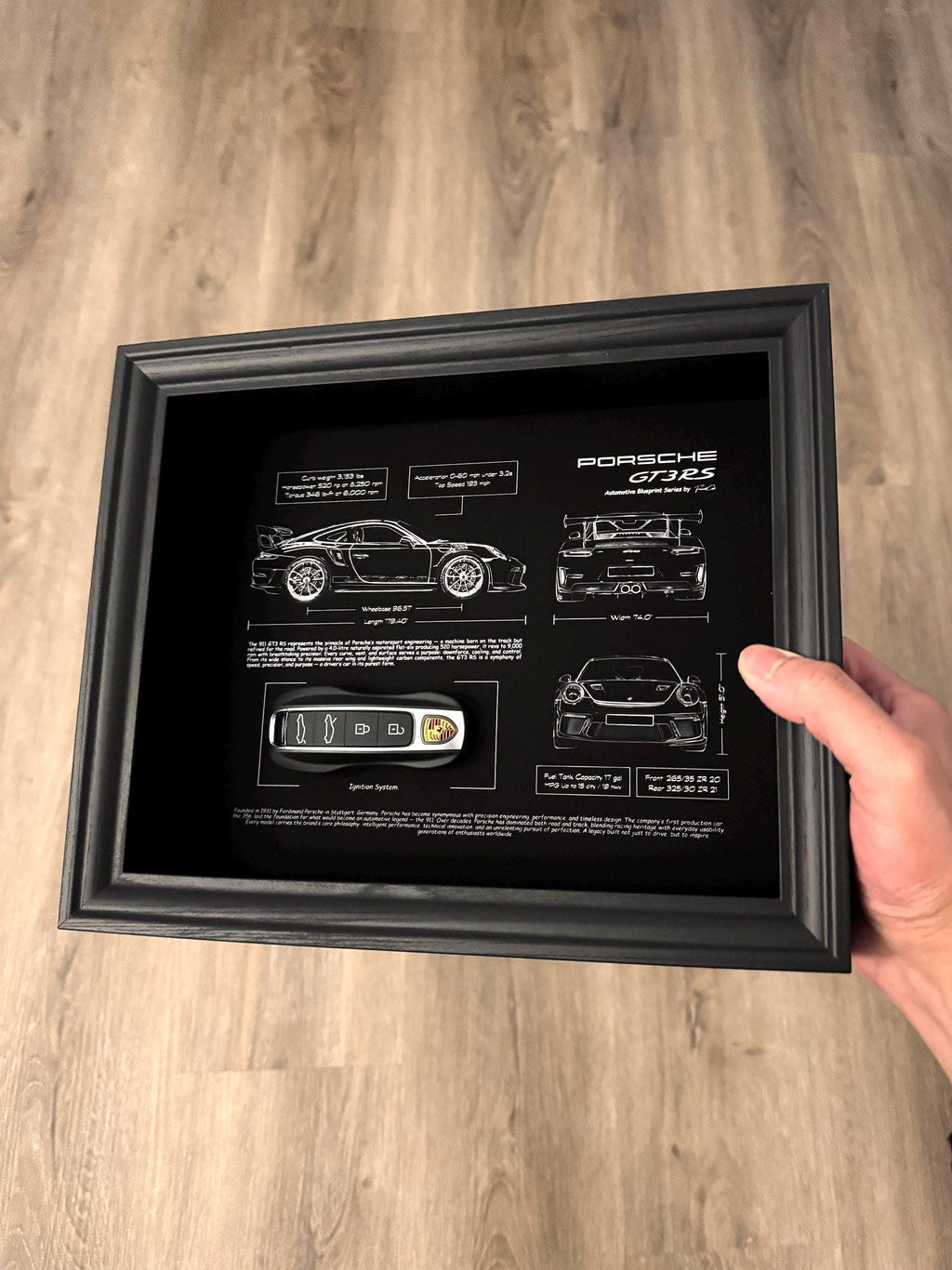Porsche 911 GT3 RS Blueprint & Key Frame