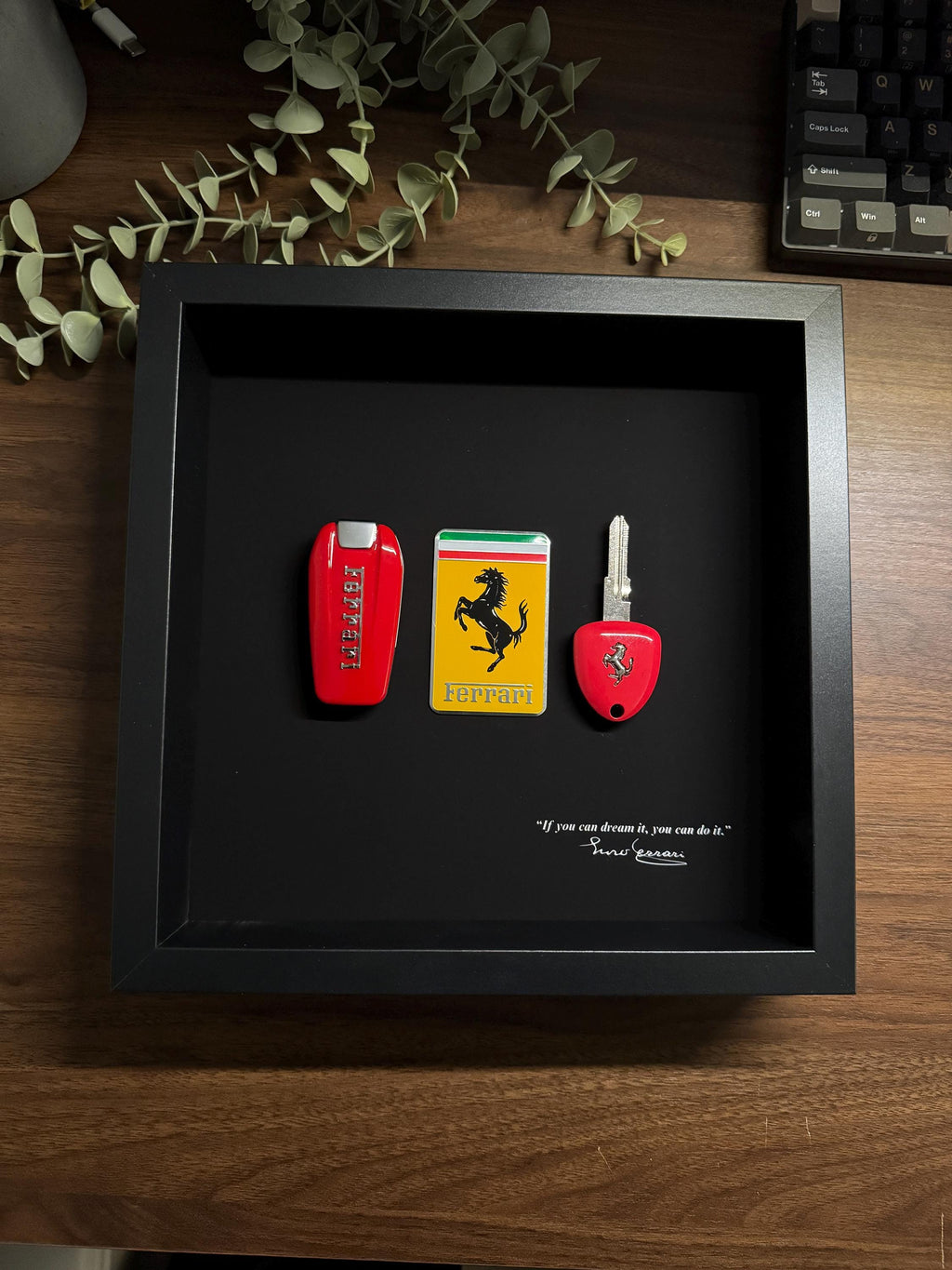 La Ferrari keys Frame - Enzo Signature Edition