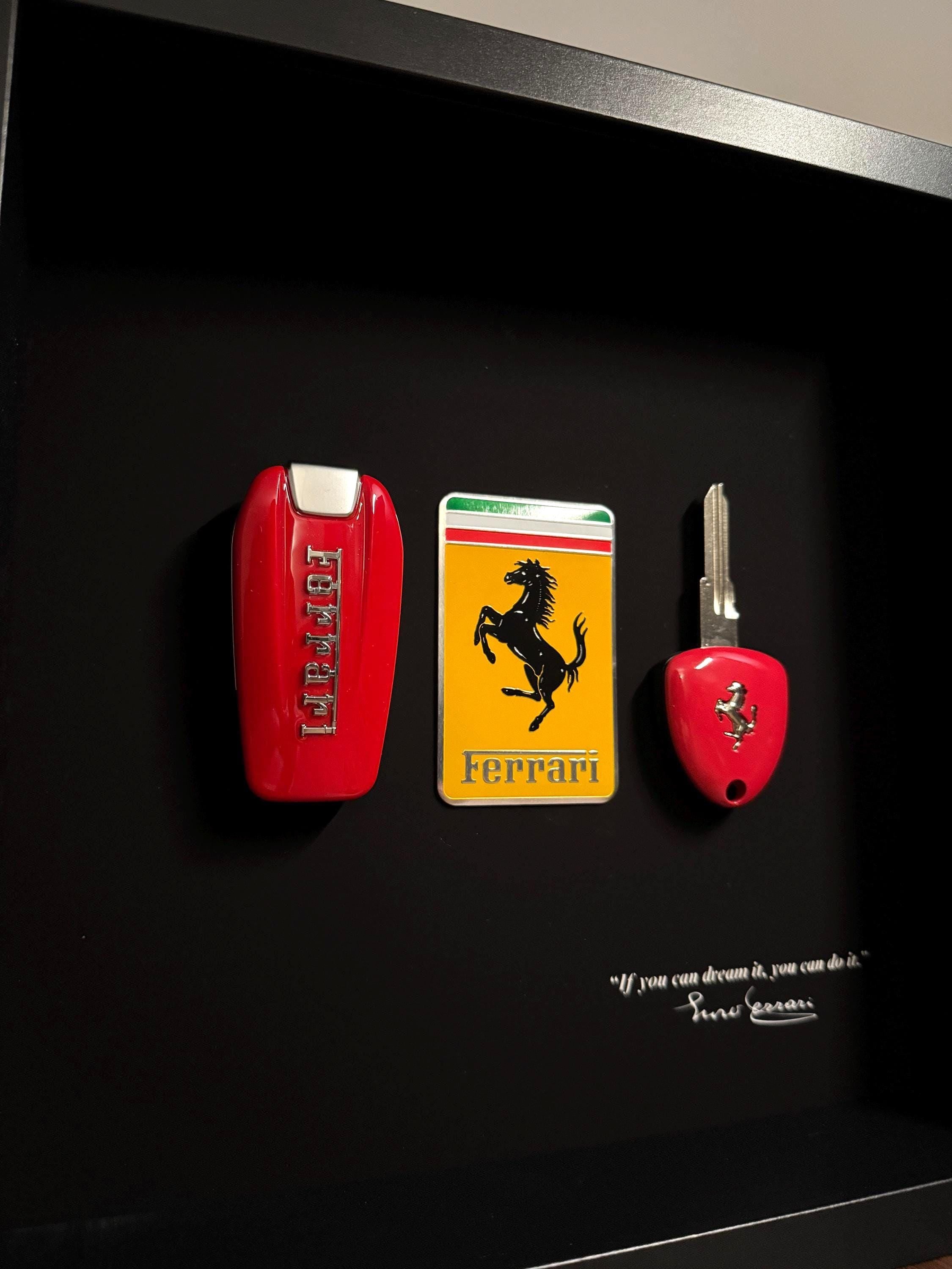 La Ferrari keys Frame - Enzo Signature Edition
