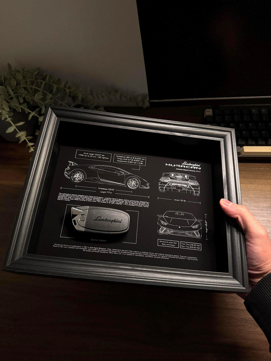 Lamborghini Huracán Blueprint & Key Frame